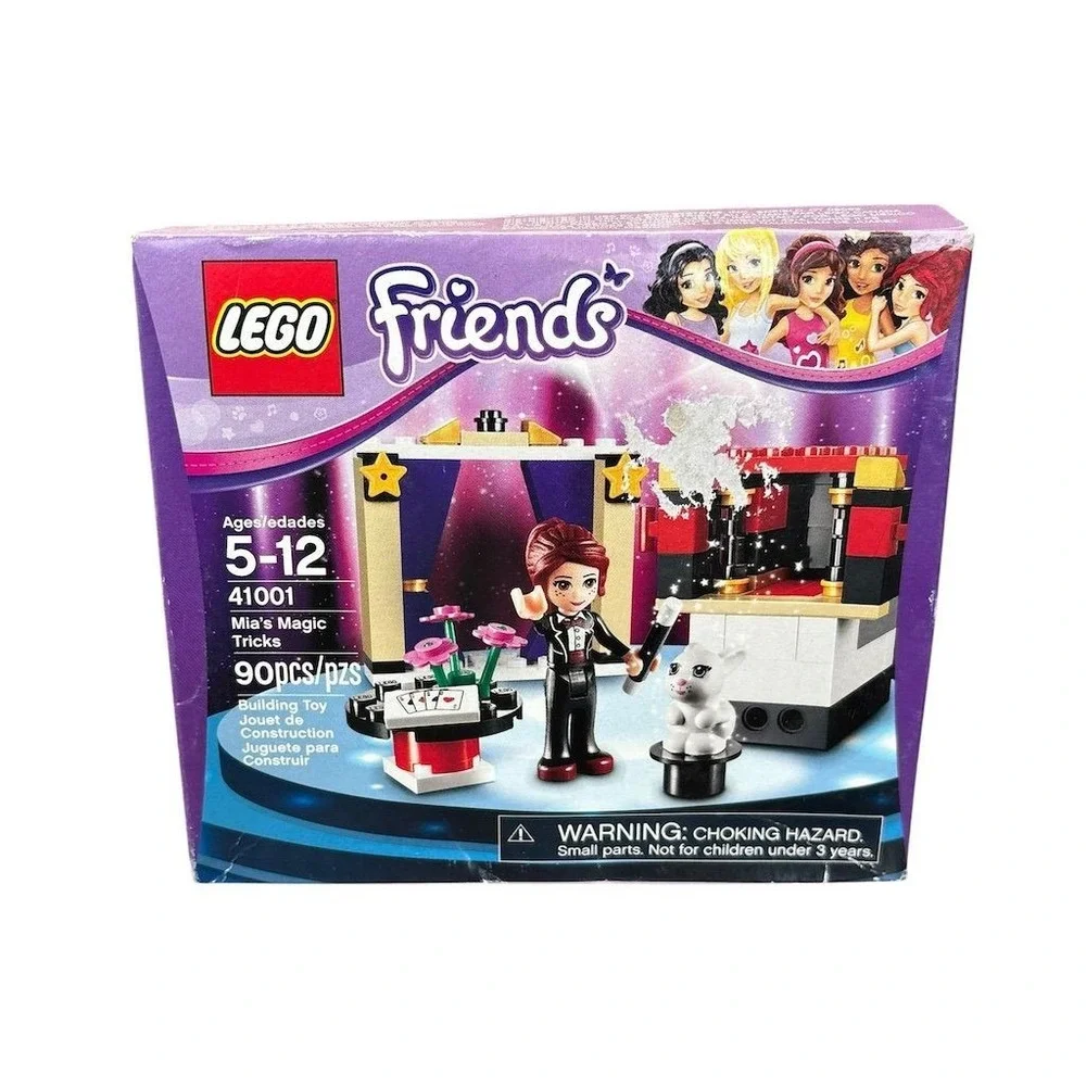 LEGO Friends Mia's Magic Tricks Set 41001 90‎ Pieces Ages 5-12